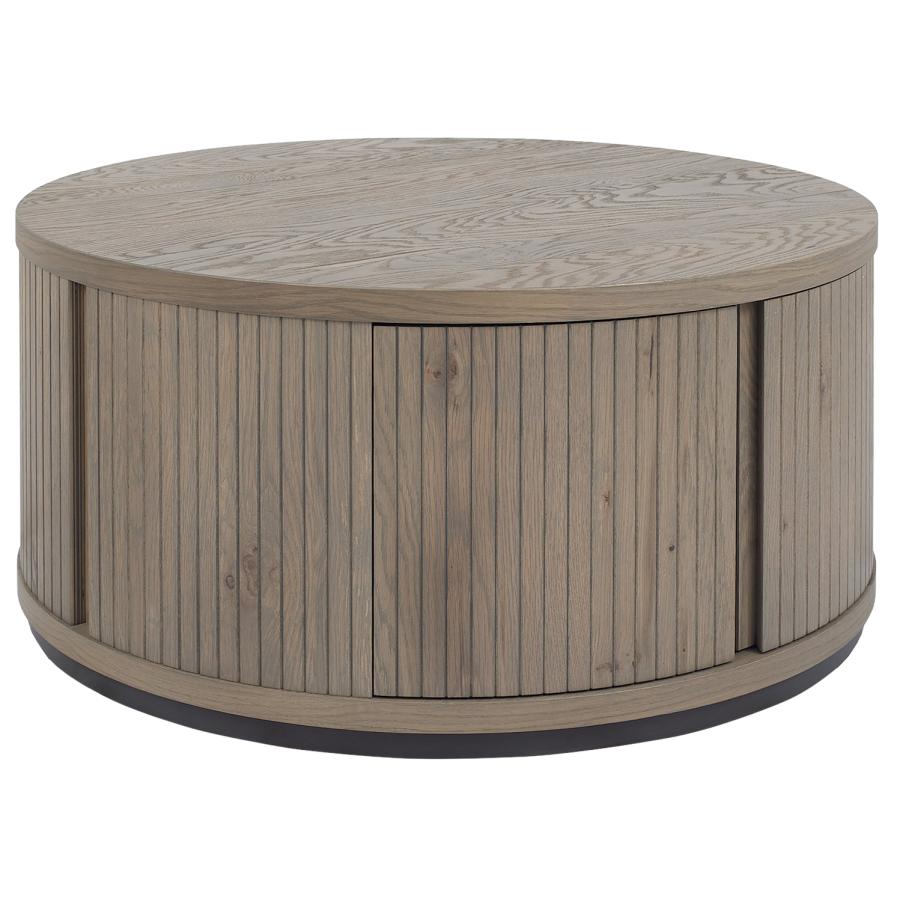 Montreux Grey Oak Round Coffee Table